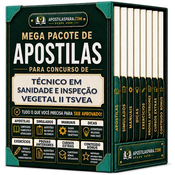 Apostila para Técnico em Sanidade e Inspeção Vegetal II - TSVEA