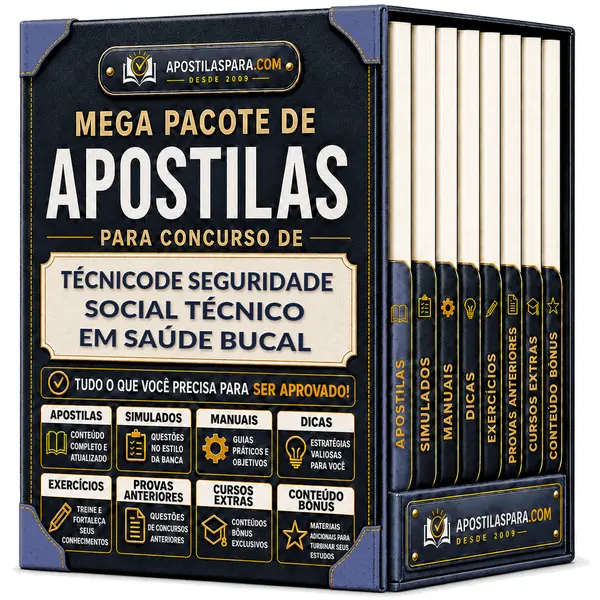 Apostila para Técnicode Seguridade Social - Técnico em Saúde Bucal