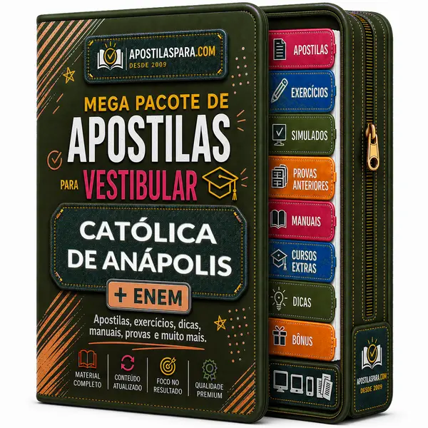 Apostila vestibular CATÓLICA DE ANÁPOLIS