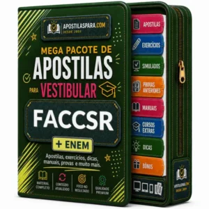 Apostila vestibular FACCSR