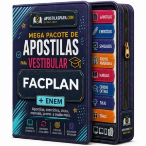 Apostila vestibular FACPLAN