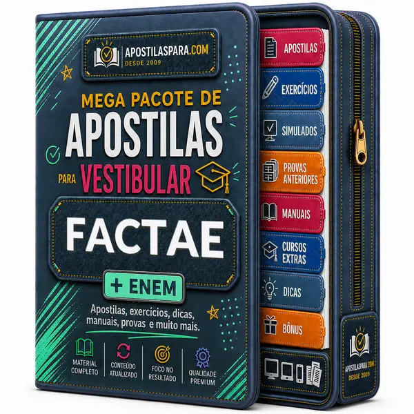Apostila vestibular FACTAE