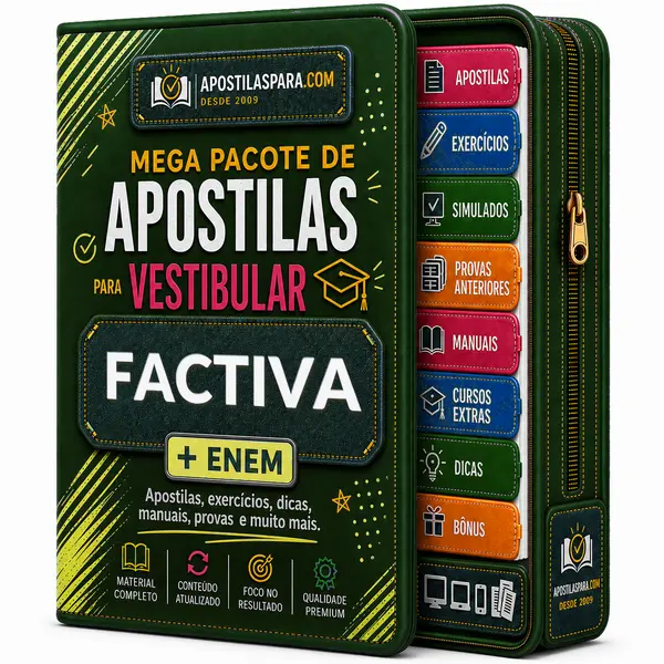 Apostila vestibular FACTIVA