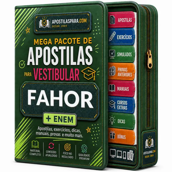 Apostila vestibular FAHOR