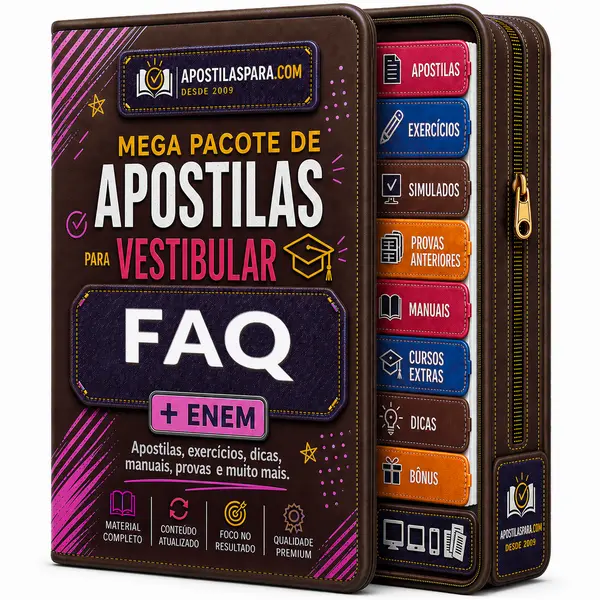 Apostila vestibular FAQ