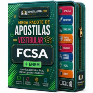 Apostila vestibular FCSA
