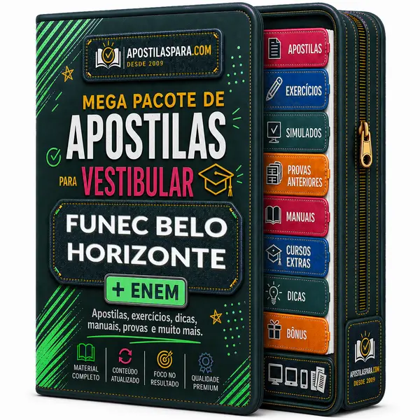 Apostila vestibular FUNEC Belo Horizonte