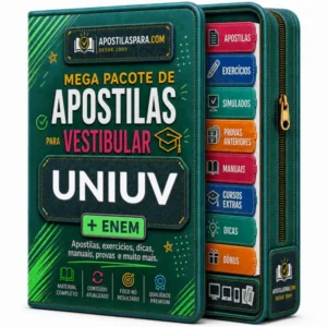 Apostila vestibular UNIUV