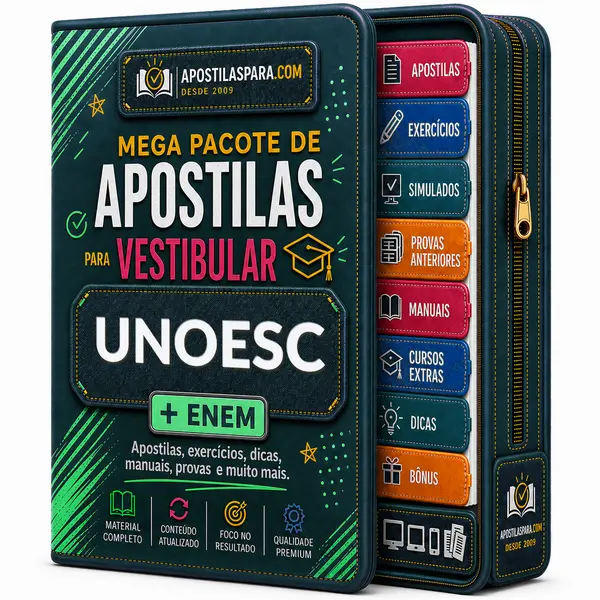 Apostila vestibular UNOESC